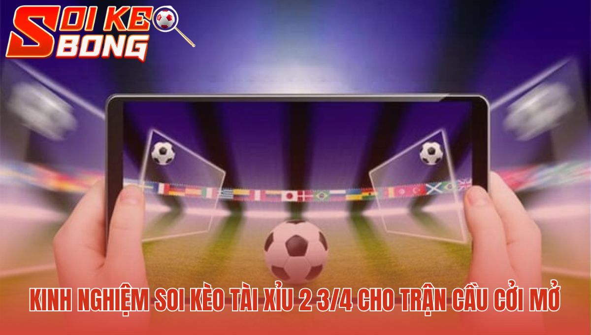 Kèo Tài Xỉu 2 3/4 Là Gì? Cùng Soi Kèo Bóng Tìm Hiểu 3 Kèo tài xỉu 2 3/4 là gì? Phân tích trận đấu để chọn kèo