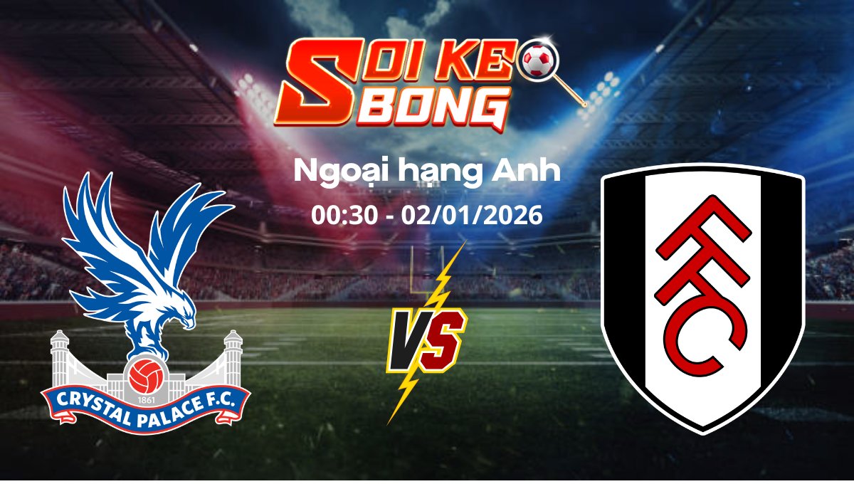 Soi kèo Crystal Palace vs Fulham