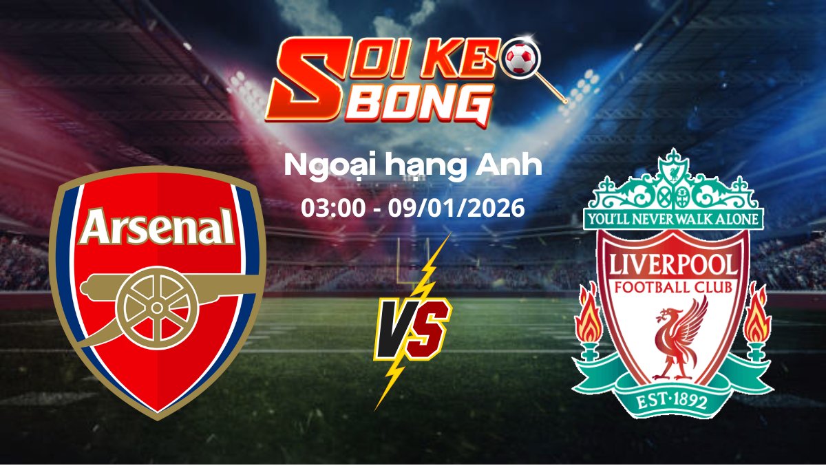 Soi kèo Arsenal vs Liverpool