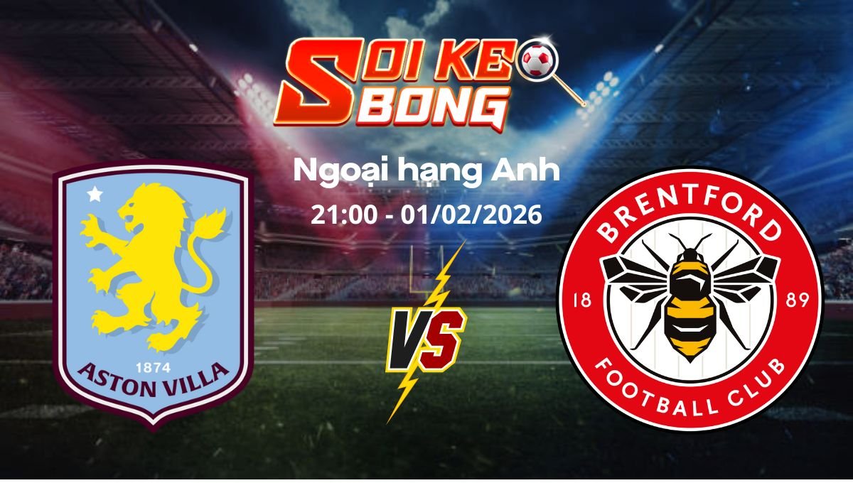 Soi kèo Aston Villa vs Brentford