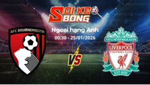 Soi kèo Bournemouth vs Liverpool