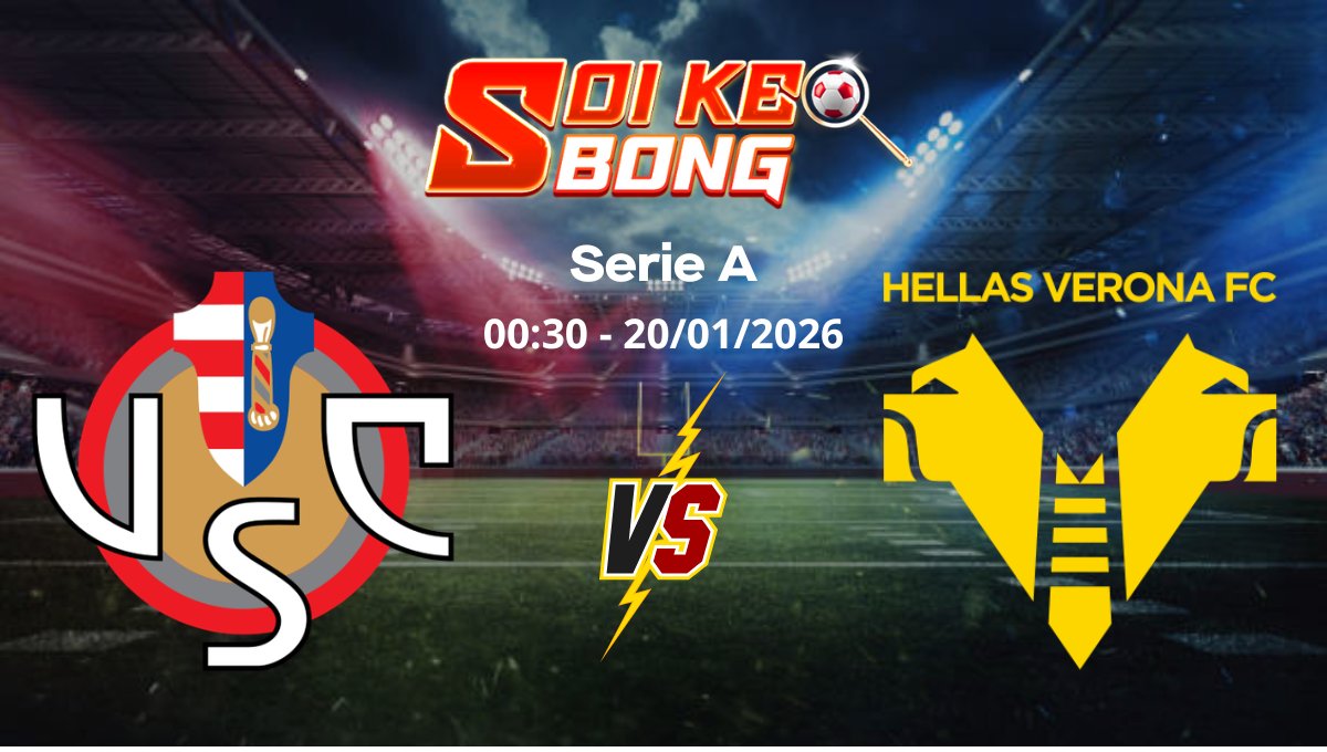 Soi kèo Cremonese vs Verona