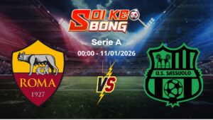 Soi kèo Roma vs Sassuolo