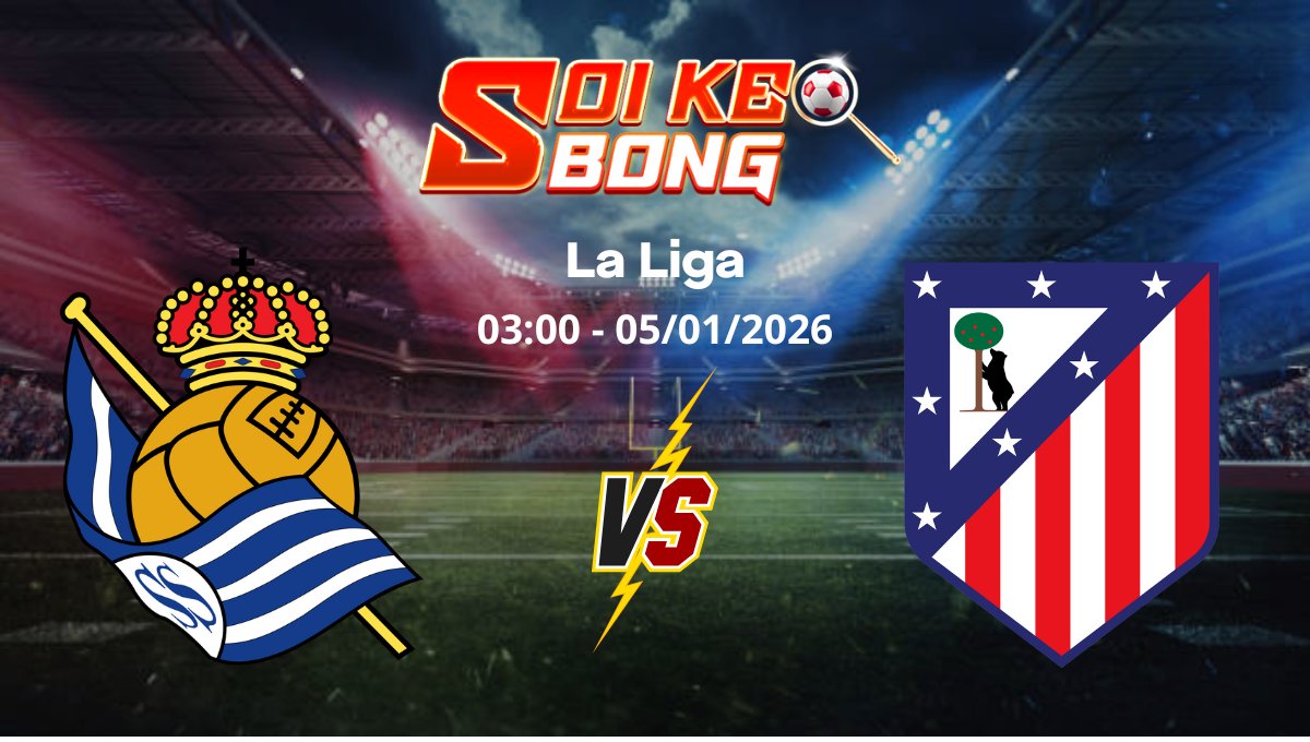 Soi kèo Sociedad vs Atletico Madrid