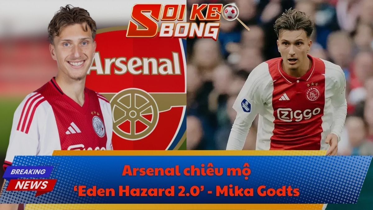 Arsenal chiêu mộ ‘Eden Hazard 2.0’ - Mika Godts