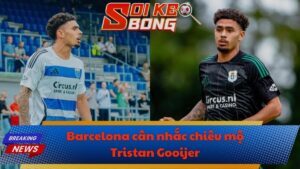 Barcelona cân nhắc chiêu mộ Tristan Gooijer