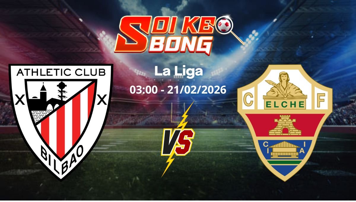 Soi kèo Bilbao vs Elche