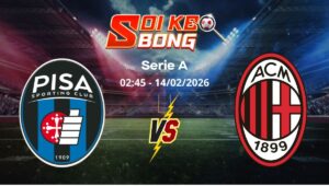 Soi kèo Pisa vs AC Milan ngày 14/02 | Serie A