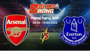 Soi kèo Arsenal vs Everton