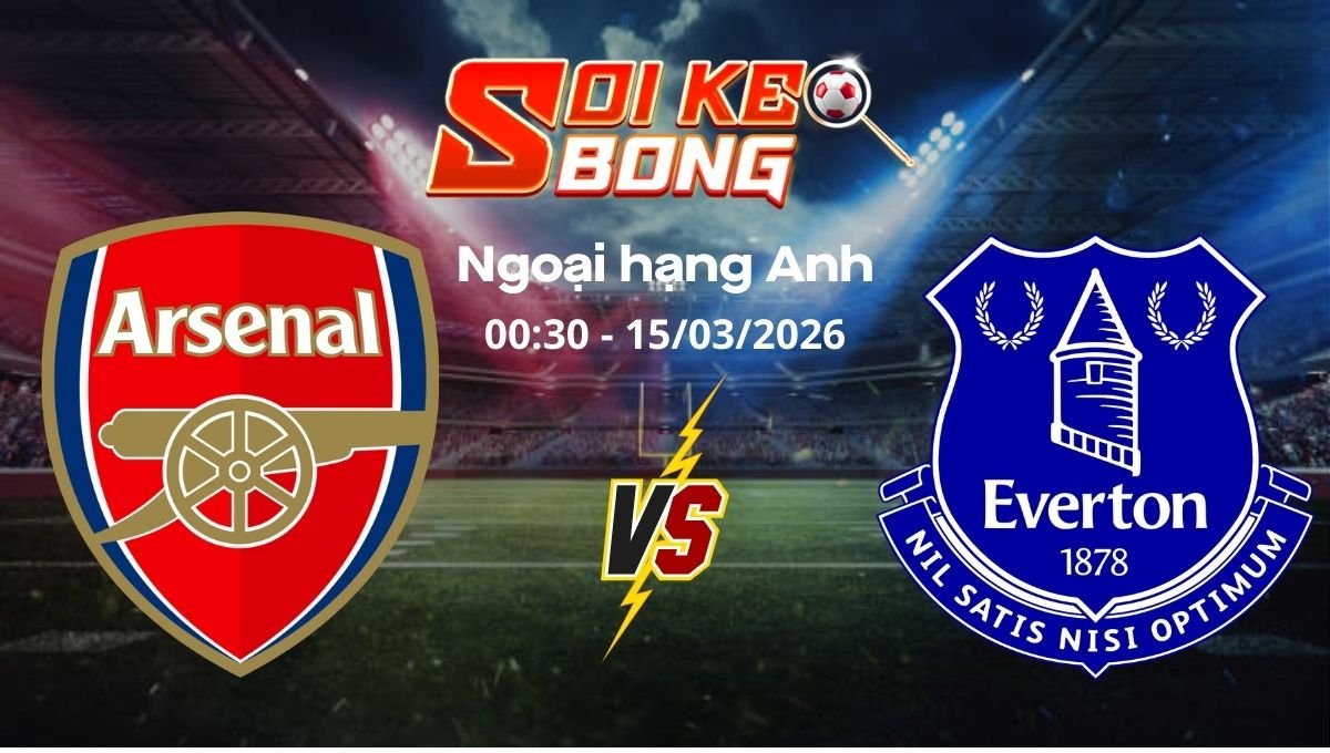 Soi kèo Arsenal vs Everton