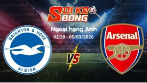 Soi kèo Brighton vs Arsenal